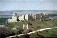 Чорнокозинці руїни замку. Фото www.tovtry.km.ua